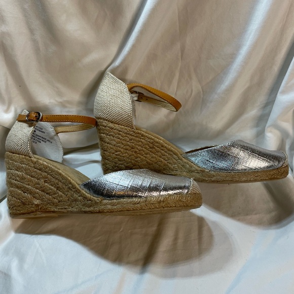White Mountain Womens Mamba Braided Espadrille Wedge  Size 8.5M - Picture 2 of 9
